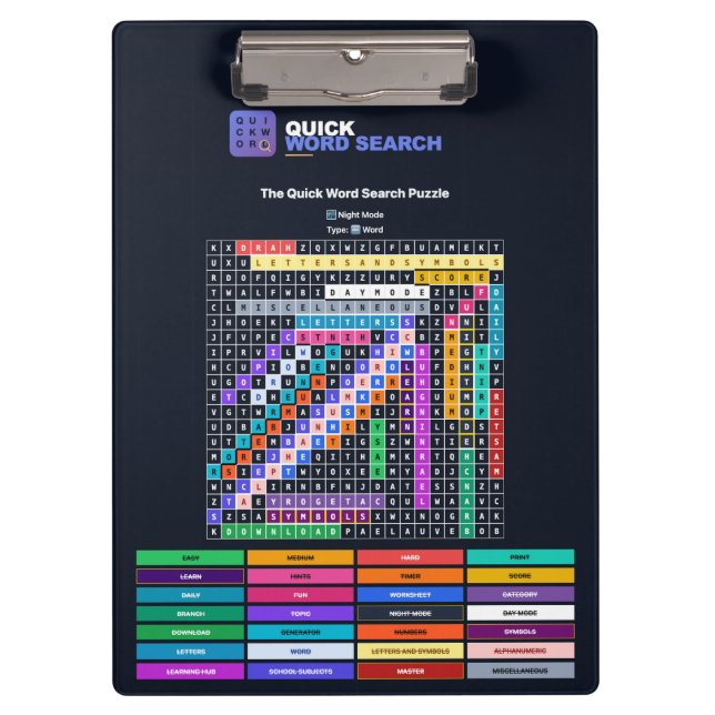 Porte-bloc Presse-papiers (Devant)