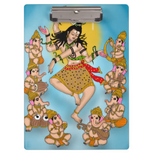 Porte-bloc Presse-papiers Dancing Shiva