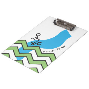 Porte-bloc Presse-papiers de course de cross-country XC