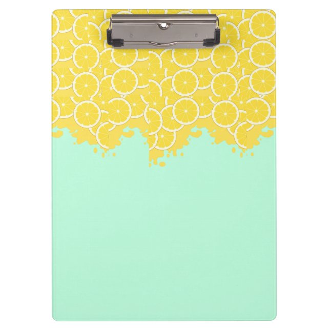 Porte-bloc Presse-papiers Faire de la Limonade (Devant)