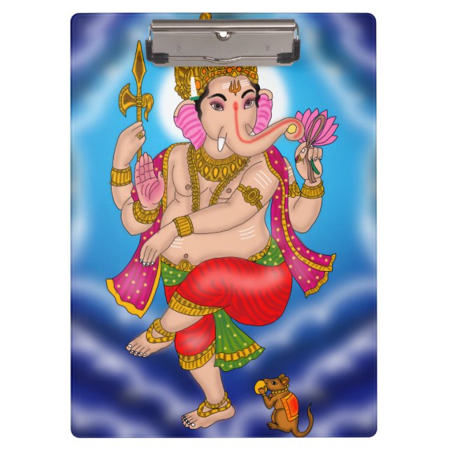 Porte-bloc Presse-papiers Ganesha dansant (Devant)