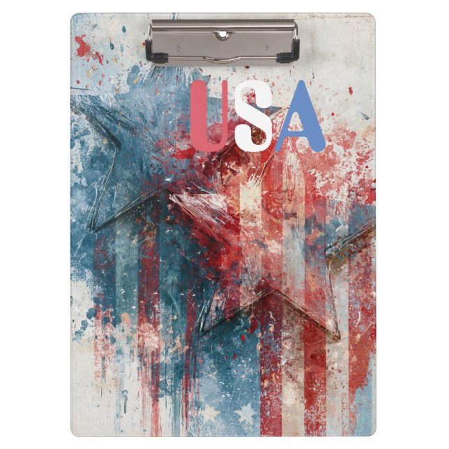 Porte-bloc Presse-papiers USA (Devant)
