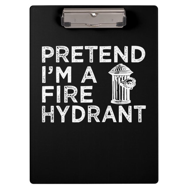 Porte-bloc Prétendre Que Je Suis Un Hydratant De Feu | Drôle  (Devant)