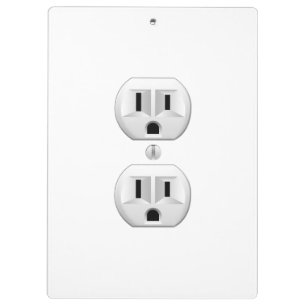 Porte-bloc Prise électrique Cliquez pour personnaliser la cou