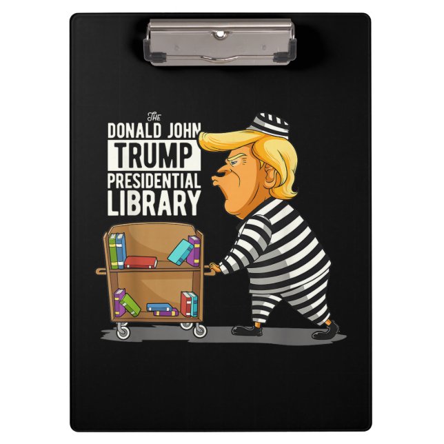 Porte-bloc Prison Trump Presidential Library (Devant)