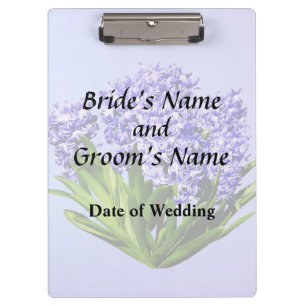 Porte-bloc Produits Mariages Purple Hyacinths