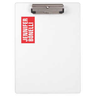 Porte-bloc Professionnel minimaliste moderne en blanc