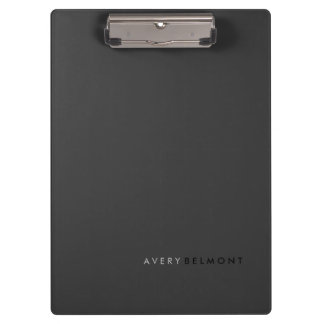 Porte-bloc Professionnel Moderne Simple Noir Minimaliste