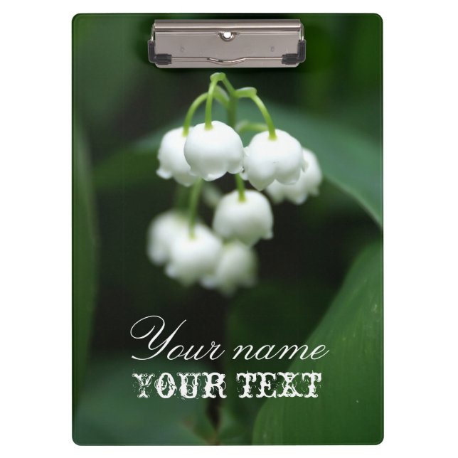 Porte-bloc Puissent des lis blancs (Devant)