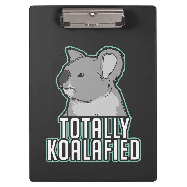 Porte-bloc Pun - Totalement Koalafied (Devant)