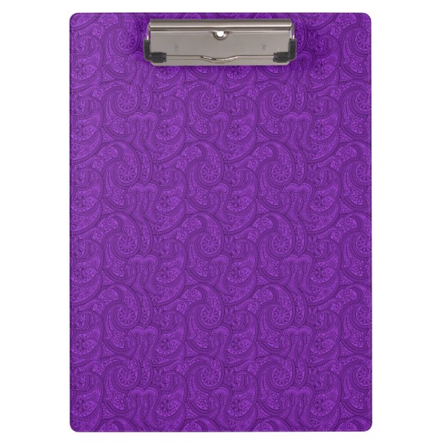 Porte-bloc Purple Paisley (Devant)