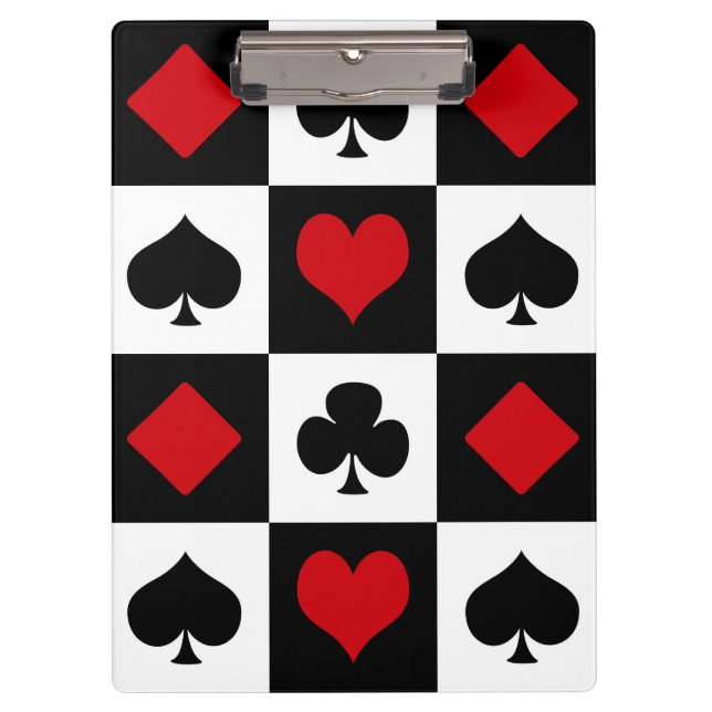 Porte-bloc Quatre combinaisons de cartes (Devant)