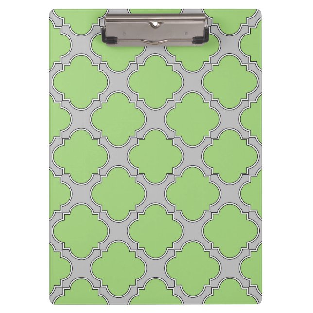 Porte-bloc Quatrefoil vert (Devant)
