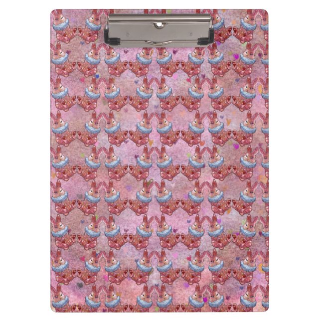 Porte-bloc Rabbit named Ladybug (Devant)