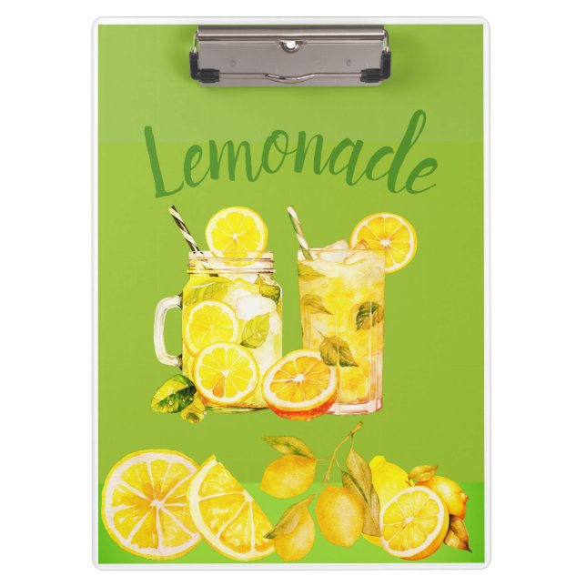Porte-bloc Rafraîchir la limonade fraîche (Devant)