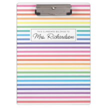 Rainbow Colorful Homeschool Porte - bloc enseignan