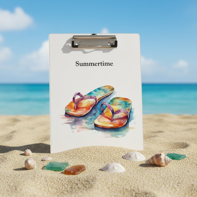Porte-bloc Rainbow Reef Flip Flops, personnalisées (Créateur téléchargé)