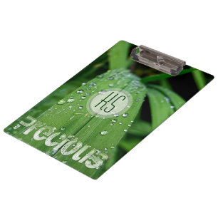 Porte-bloc Raindrops Green Grass Porte - bloc d'entreprise