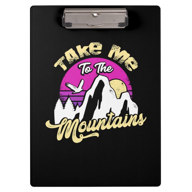 Porte-bloc Randonnée M'Emmène À La Montagne (Devant)