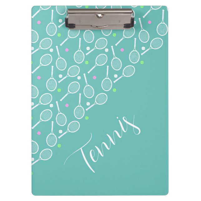 Porte-bloc Raquettes de Tennis et Balls Mint Green (Devant)