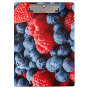Porte-bloc Raspberries et Blueberries
