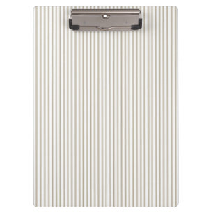 Porte-bloc Rayure à petits carreaux beige et blanc