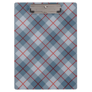 Porte-bloc Rayure Bleu-Rouge de plaid polarisé