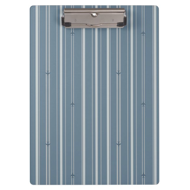 Porte-bloc Rayures de flux jet en bleu colonial (Devant)
