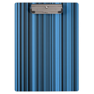 Porte-bloc Rayures Noir Bleu