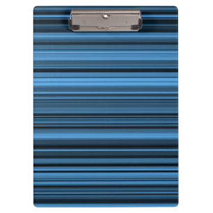 Porte-bloc Rayures Noir Bleu