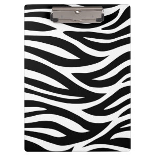 Porte-bloc Rayures noires et blanches de zèbre