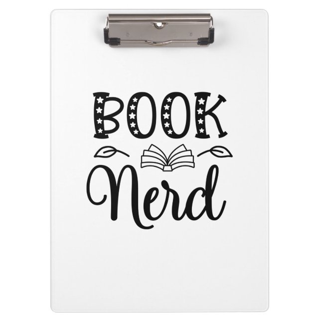 Porte-bloc Reading Art Book Nerd (Devant)