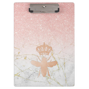 Porte-bloc REINE BEE Rose Gold Grand Porte - bloc personnalis