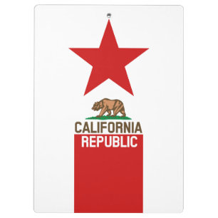 Porte-bloc RÉPUBLIQUE DE CALIFORNIE Drapeau de l'État étoile