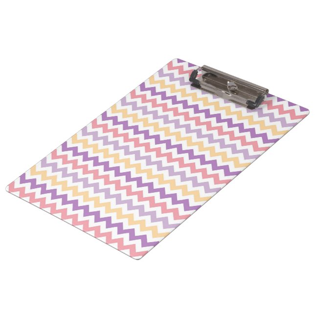 Porte-bloc Ressort Chevron et point de polka multi (Incliné)