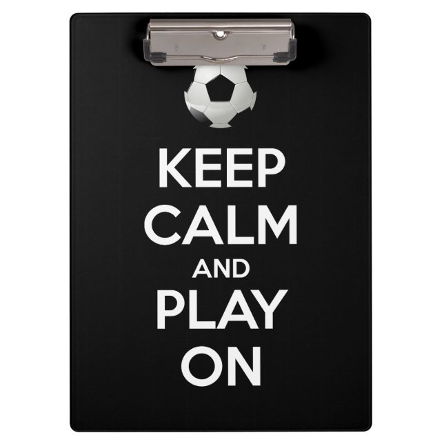 Porte-bloc Restez calme et jouez (Devant)