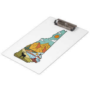 Porte-bloc Retro Concord New Hampshire White Mountain