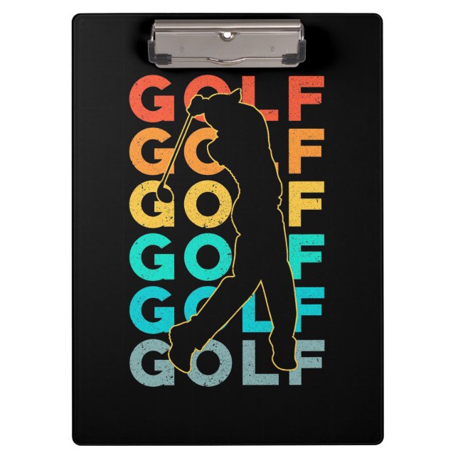Porte-bloc Retro Golfer (Devant)