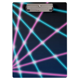 Porte-bloc Rétro néon de la lumière laser 80s d'arrière -