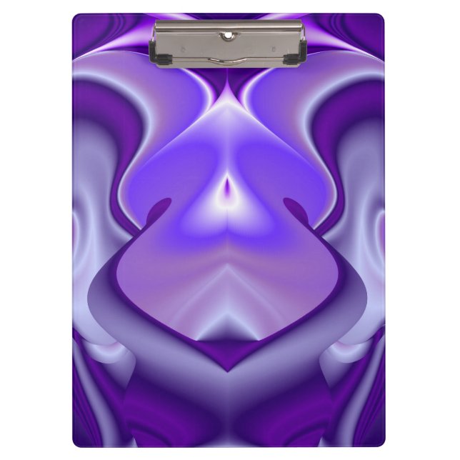 Porte-bloc Rêves de fleurs violettes (Devant)