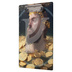 Porte-bloc Rich Man Rune Porte - bloc Feoh Fehu Viking Anglo