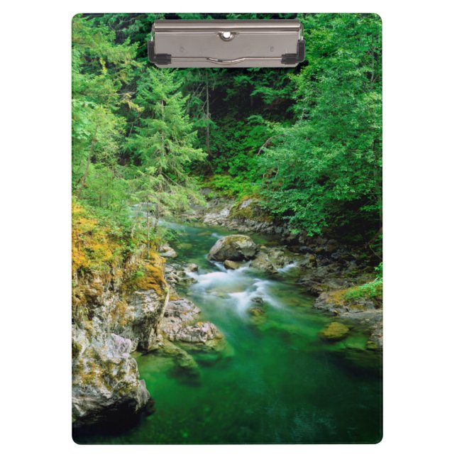 Porte-bloc Rivière Little Qualicum (Devant)