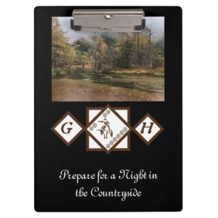 Porte-bloc Rodeo Bull Rider et Longhorn Monogram Photo