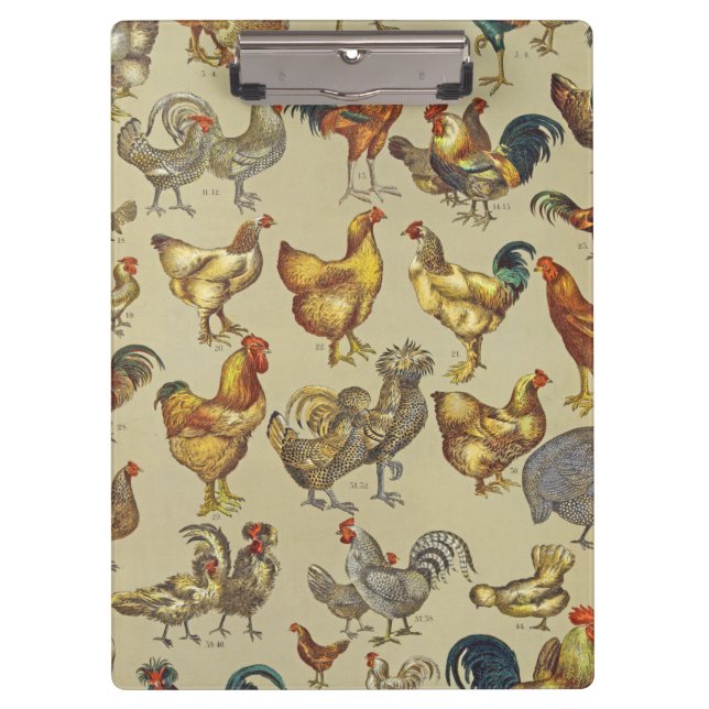 Porte-bloc Rooster Poulet de la ferme Pays Animal (Devant)