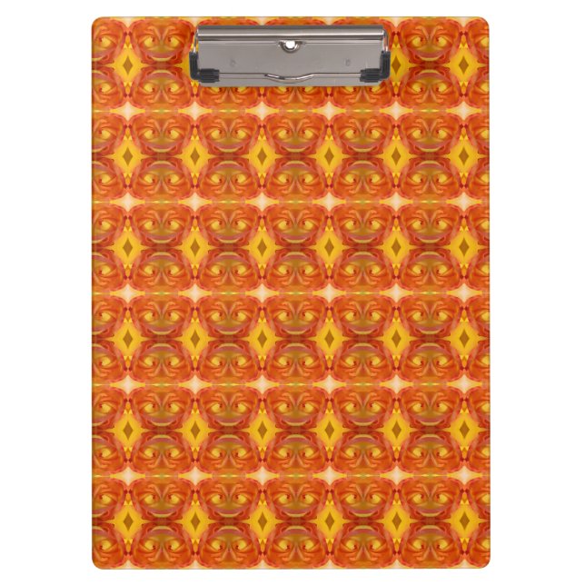 Porte-bloc Rose de la paix Ikat 8 (Devant)
