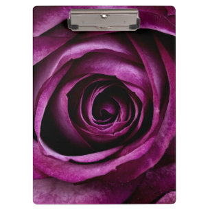 Porte-bloc Rose élégante de couleur violet foncé