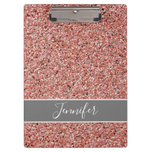 Porte-bloc Rose moderne  Gold Parties scintillant Sparkle Per
