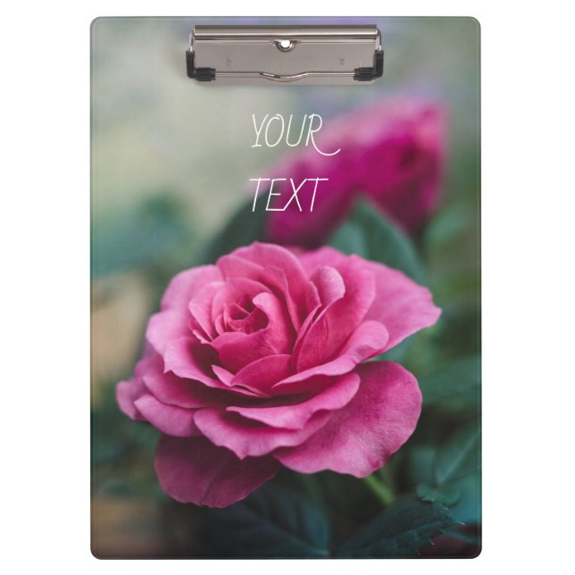 Porte-bloc Rose romantique (Devant)
