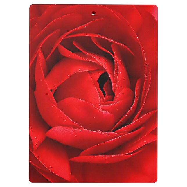 PORTE-BLOC ROSE ROUGE (Dos)