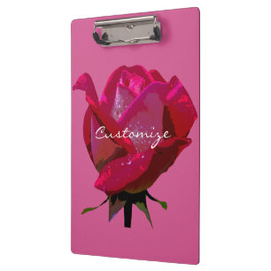 Porte-bloc rose rouge Thunder_Cove